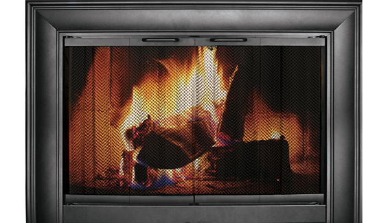 Thermo Rite Celebrity Fireplace Doors, Zero Clearance Magnetic Fireplace Doors